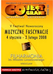 Co Jest Grane : informator kulturalny, 2008, nr 167