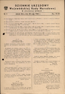 Dziennik Urzędowy Województwa Jeleniogórskiego, 1982, nr 4