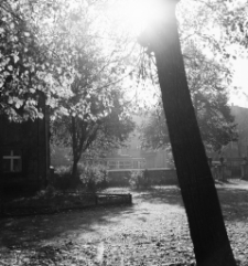 [Jelenia Góra : przy Kościele Podwyższenia Krzyża Świętego] (fot. 1) [Dokument ikonograficzny]