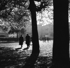 [Jelenia G&oacute;ra : przy Kościele Podwyższenia Krzyża Świętego] (fot. 5) [Dokument ikonograficzny]