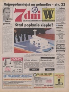 7 dni w Jelczu Laskowicach : dodatek do Wiadomości Oławskich, 1998, nr 4
