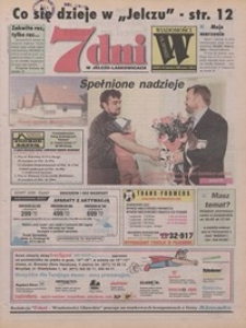 7 dni w Jelczu Laskowicach : dodatek do Wiadomości Oławskich, 1998, nr 24