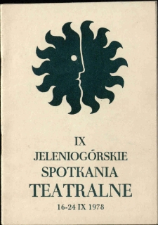 IX Jeleniog&oacute;rskie Spotkania Teatralne - program [Dokument życia społecznego]