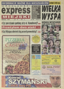 Wrocławski Express Miejski: Bartoszowice, Biskupin, Dąbie, Sępolno, Szczytniki, Zalesie, Zacisze, 2004, nr 0