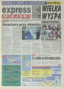 Wrocławski Express Miejski: Bartoszowice, Biskupin, Dąbie, Sępolno, Szczytniki, Zalesie, Zacisze, 2005, nr 1