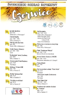 Czerwiec [Świebodzicki Rozkład Imprezowy] - plakat [Dokument życia społecznego]