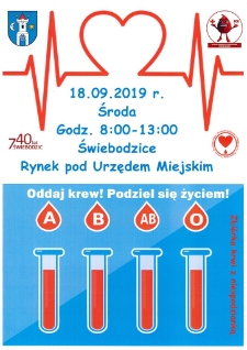 Zbiórka krwi z niespodzianką - plakat [Dokument życia społecznego]