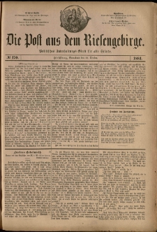 Die Post aus dem Riesengebirge, 1881, nr 170