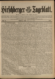 Hirschberger Tageblatt, 1889, nr 21