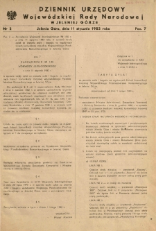 Dziennik Urzędowy Województwa Jeleniogórskiego, 1983, nr 2