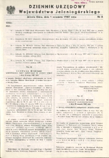 Dziennik Urzędowy Województwa Jeleniogórskiego, 1987, nr 8