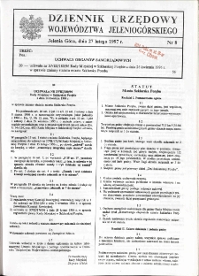 Dziennik Urzędowy Województwa Jeleniogórskiego, 1997, nr 8