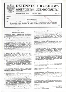 Dziennik Urzędowy Województwa Jeleniogórskiego, 1997, nr 34