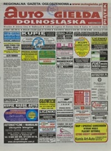 Auto Giełda Dolnośląska : regionalna gazeta ogłoszeniowa, 2007, nr 49 (1587) [27.04]