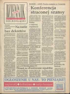 Dziennik Dolnośląski, 1991, nr 74 [10 stycznia]
