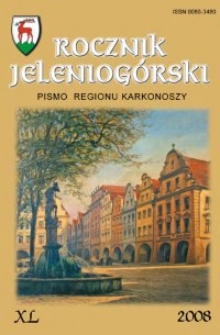 Rocznik Jeleniogórski : pismo regionu Karkonoszy, T. 40 (2008)