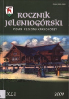 Rocznik Jeleniogórski : pismo regionu Karkonoszy, T. 41 (2009)