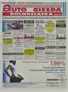 Auto Giełda Dolnośląska : regionalna gazeta ogłoszeniowa, 2007, nr 68 (1606) [13.06]