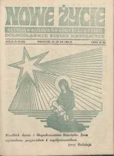Nowe Życie :dolnośląskie pismo katolickie : religia, kultura, społeczeństwo, 1984, nr 23 (37)