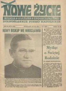 Nowe Życie :dolnośląskie pismo katolickie : religia, kultura, społeczeństwo, 1984, nr 24 (38)