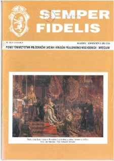 Semper Fidelis : pismo Towarzystwa Miłośników Lwowa i Kresów Południowo-Wschodnich, 2000, nr 2 (55)