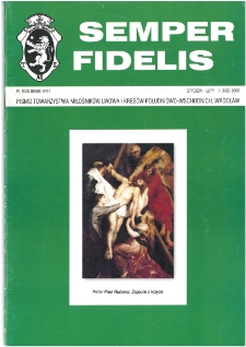 Semper Fidelis : pismo Towarzystwa Miłośników Lwowa i Kresów Południowo-Wschodnich, 2008, nr 1 (102)