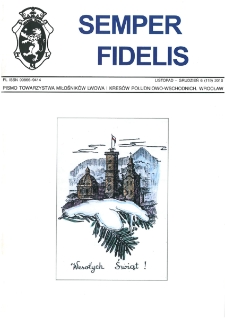 Semper Fidelis : pismo Towarzystwa Miłośników Lwowa i Kresów Południowo-Wschodnich, 2010, nr 6 (119)