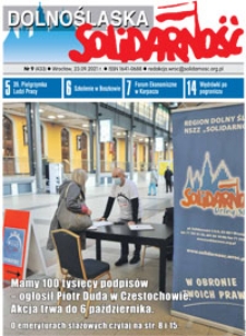 Dolnośląska Solidarność, 2021, nr 9 (433)