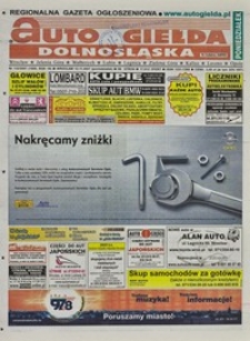 Auto Giełda Dolnośląska : regionalna gazeta ogłoszeniowa, 2007, nr 132 (1669) [12.11]