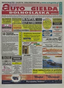 Auto Giełda Dolnośląska : regionalna gazeta ogłoszeniowa, 2007, nr 138 (1675) [26.11]