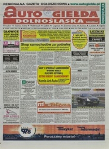 Auto Giełda Dolnośląska : regionalna gazeta ogłoszeniowa, 2008, nr 2 (1690) [7.01]