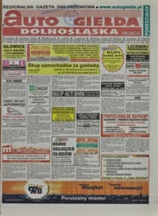 Auto Giełda Dolnośląska : regionalna gazeta ogłoszeniowa, 2008, nr 11 (1699) [28.01]