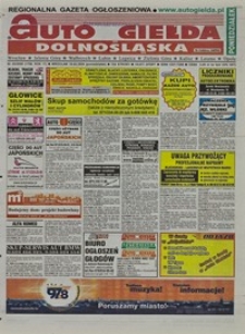 Auto Giełda Dolnośląska : regionalna gazeta ogłoszeniowa, 2008, nr 20 (1708) [18.02]