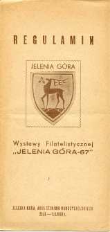 Regulamin Wystawy Filatelistycznej "Jelenia Góra - 67" [Dokumenty życia społecznego]