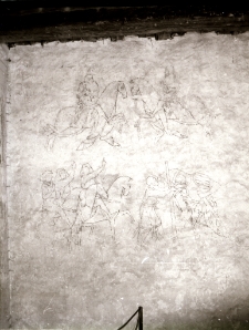 Wieża książęca w Siedlęcinie - freski [Dokument ikonograficzny]