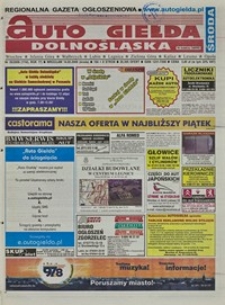 Auto Giełda Dolnośląska : regionalna gazeta ogłoszeniowa, 2008, nr 55 (1743) [14.05]