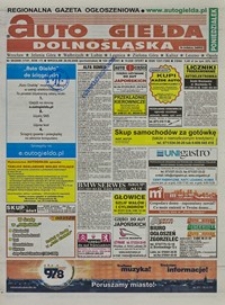 Auto Giełda Dolnośląska : regionalna gazeta ogłoszeniowa, 2008, nr 59 (1747) [26.05]