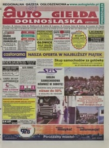 Auto Giełda Dolnośląska : regionalna gazeta ogłoszeniowa, 2008, nr 62 (1750) [2.06]