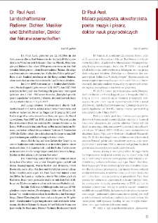 Dr. Paul Aust. Landschaftsmaler, Radierer, Dichter, Musiker und Schriftsteller, Doktor der Naturwissenschaften = Dr Paul Aust. Malarz pejzażysta, akwaforcista, poeta, muzyk i pisarz, doktor nauk przyrodniczych [Dokument elektroniczny]