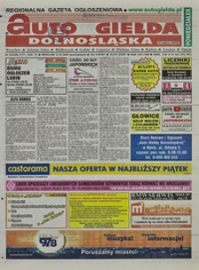 Auto Giełda Dolnośląska : regionalna gazeta ogłoszeniowa, 2008, nr 83 (1771) [21.07]