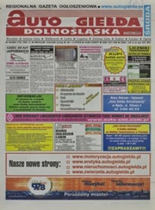 Auto Giełda Dolnośląska : regionalna gazeta ogłoszeniowa, 2008, nr 93 (1781) [13.08]
