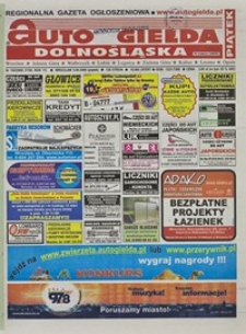 Auto Giełda Dolnośląska : regionalna gazeta ogłoszeniowa, 2008, nr 102 (1790) [5.09]