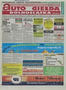 Auto Giełda Dolnośląska : regionalna gazeta ogłoszeniowa, 2008, nr 103 (1791) [8.09]