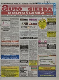 Auto Giełda Dolnośląska : regionalna gazeta ogłoszeniowa, 2008, nr 113 (1801) [1.10]