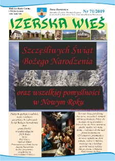 Izerska Wieś : Biuletyn Rady Gminy i Wójta Gminy, 2019, nr 71 [Dokument elektroniczny]