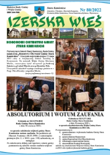Izerska Wieś : Biuletyn Rady Gminy i Wójta Gminy, 2022, nr 80 [Dokument elektroniczny]
