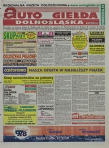 Auto Giełda Dolnośląska : regionalna gazeta ogłoszeniowa, 2008, nr 132 (1820) [17.11]