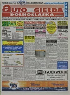 Auto Giełda Dolnośląska : regionalna gazeta ogłoszeniowa, 2008, nr 136 (1824) [26.11]