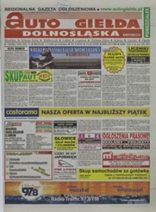 Auto Giełda Dolnośląska : regionalna gazeta ogłoszeniowa, 2008, nr 138 (1826) [1.12]