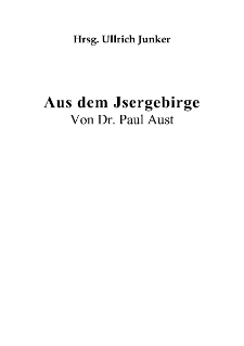 Aus dem Jsergebirge [Dokument elektroniczny]